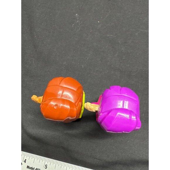 Mattel Mega Blocks Figures Set Of 2 - Girl With Brown Hair & Girl With Purple Ha - Picture 3 of 4